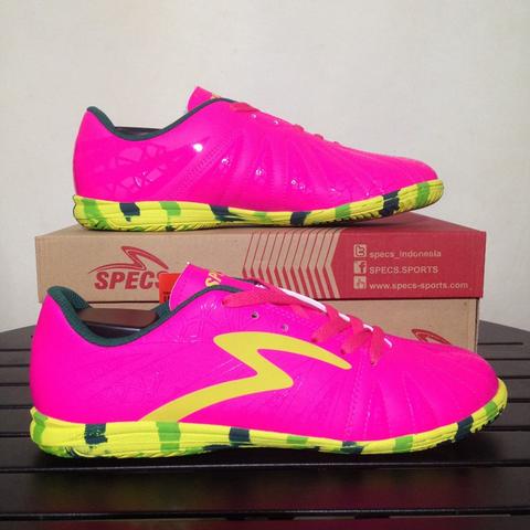Detail Sepatu Futsal Specs Warna Pink Nomer 14