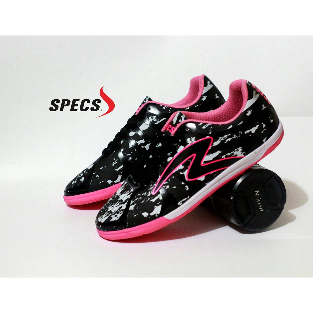 Detail Sepatu Futsal Specs Warna Pink Nomer 17