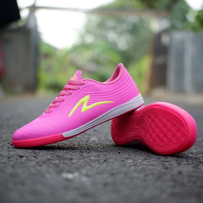 Detail Sepatu Futsal Specs Warna Pink Nomer 3