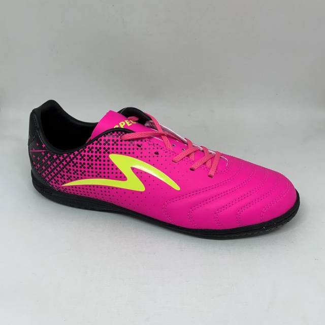 Detail Sepatu Futsal Specs Warna Pink Nomer 9