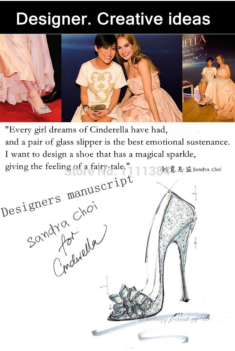 Detail Sepatu Kaca Cinderella 2015 Nomer 44