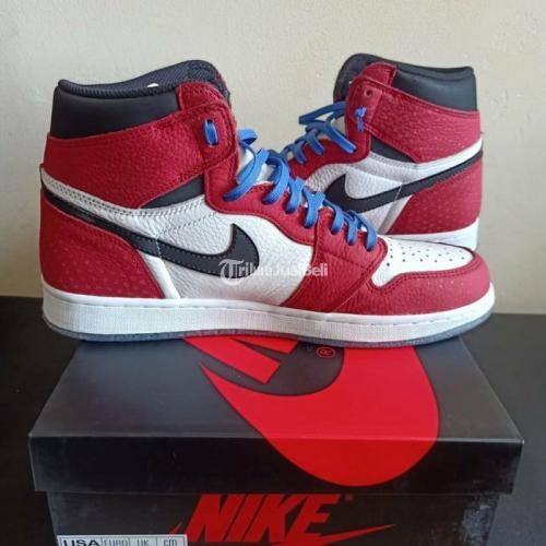 Detail Sepatu Nike Air Jordan Merah Nomer 56