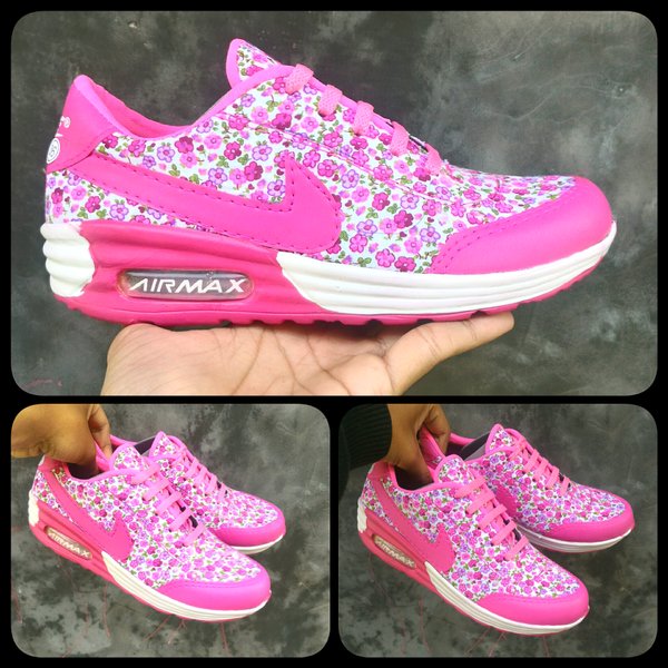 Detail Sepatu Nike Air Max Women Bunga Nomer 8