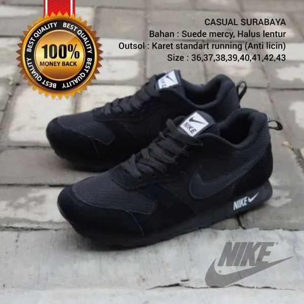 Detail Sepatu Nike Hitam Polos Nomer 47