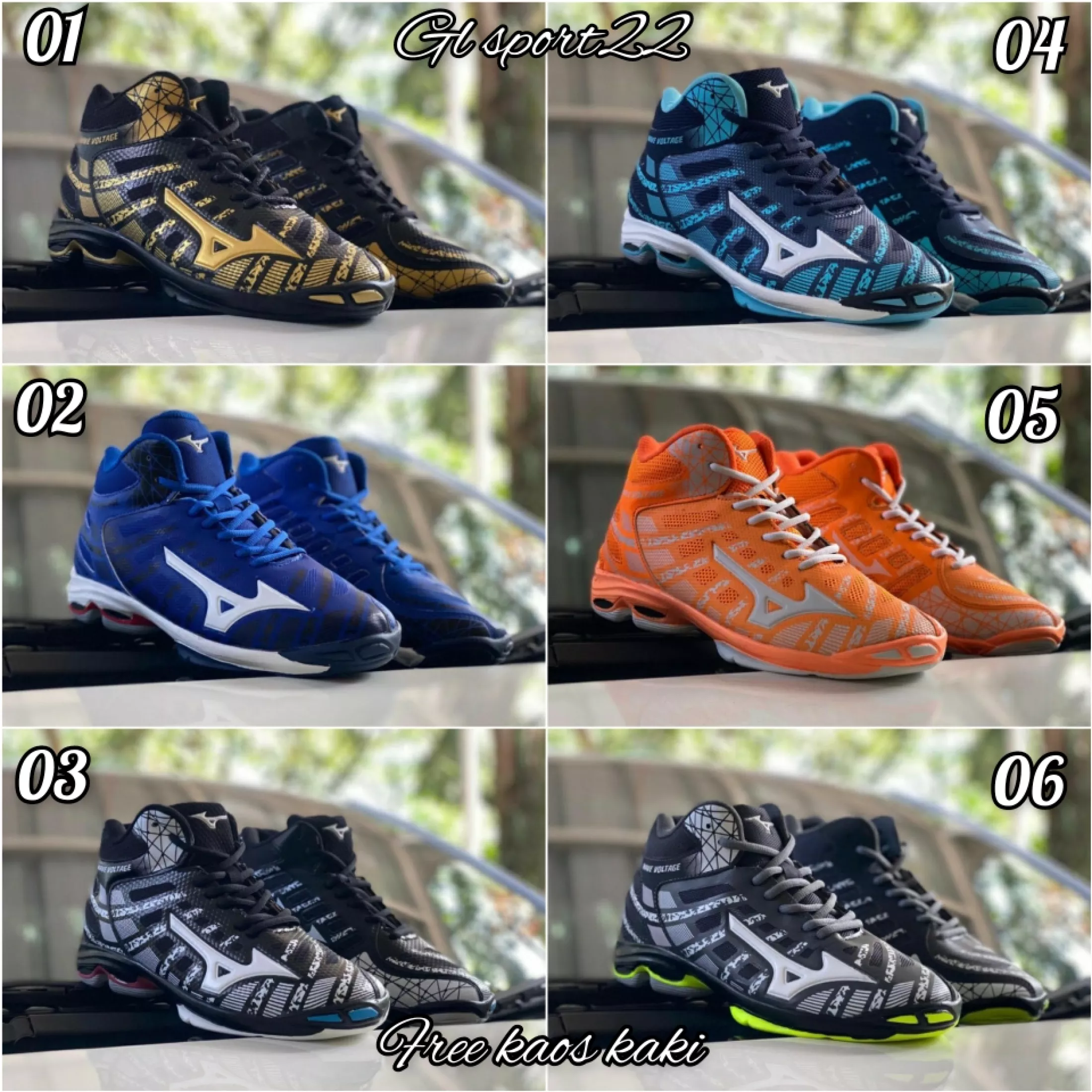 Detail Sepatu Olahraga Volly Pria Nomer 39