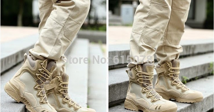 Detail Sepatu Tentara Gurun Nomer 12