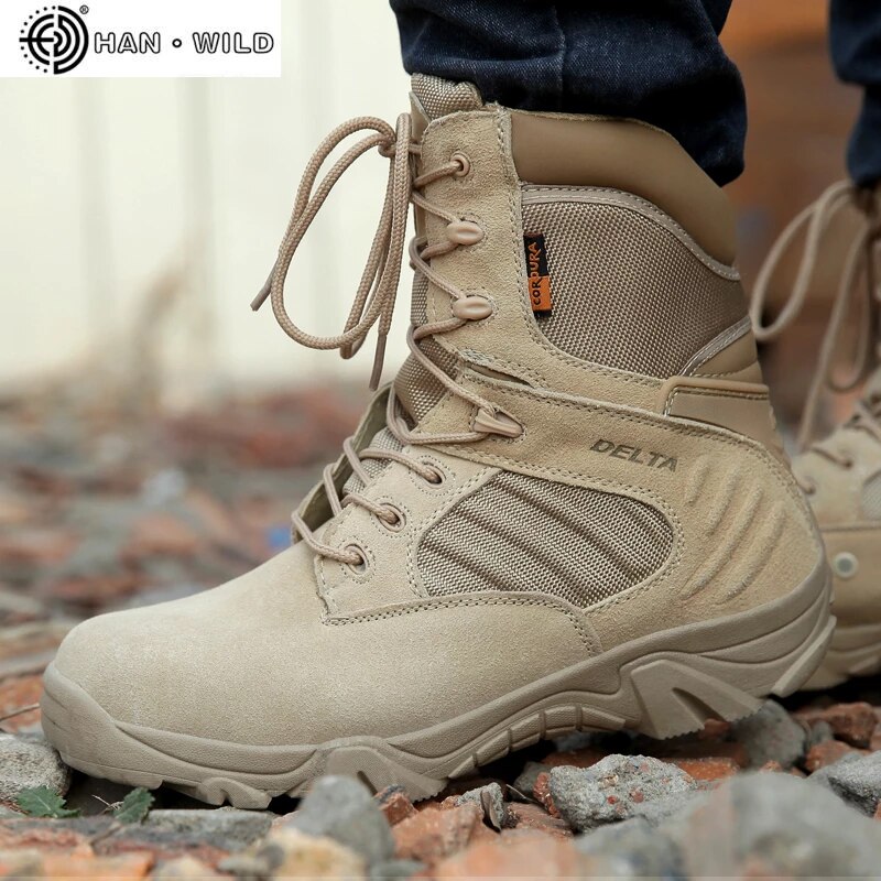 Detail Sepatu Tentara Gurun Nomer 33