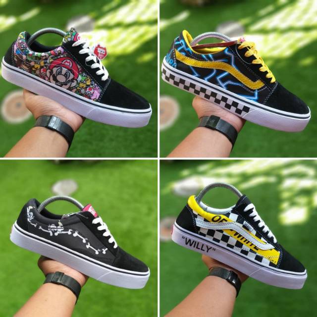 Sepatu Vans Bergambar - KibrisPDR