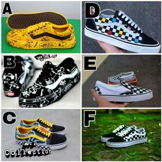 Detail Sepatu Vans Warna Warni Nomer 53