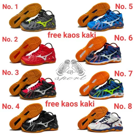 Detail Sepatu Voli Mizuno Tornado 8 Nomer 51