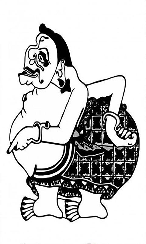 Detail Wallpaper Wayang Hitam Putih Nomer 15