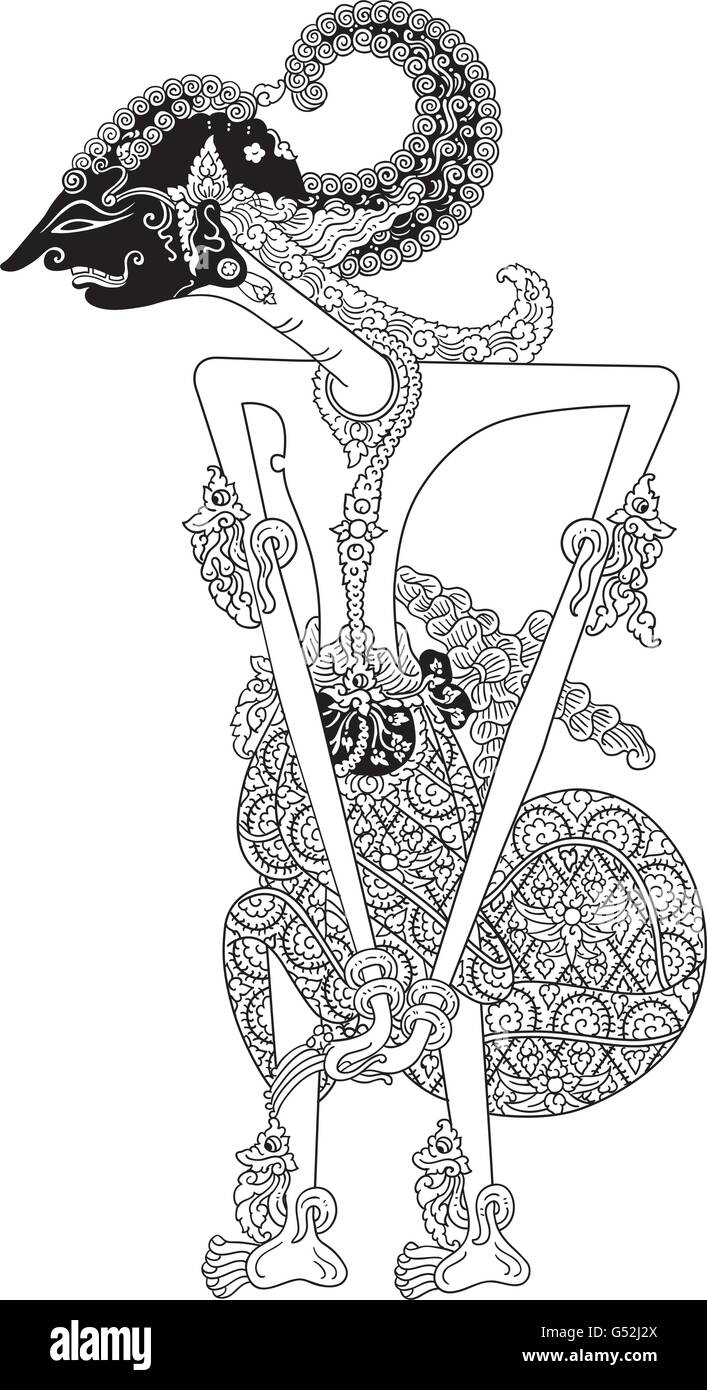 Detail Wallpaper Wayang Hitam Putih Nomer 3