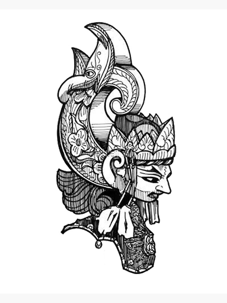Detail Wallpaper Wayang Hitam Putih Nomer 23