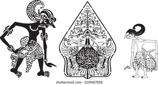 Detail Wallpaper Wayang Hitam Putih Nomer 28