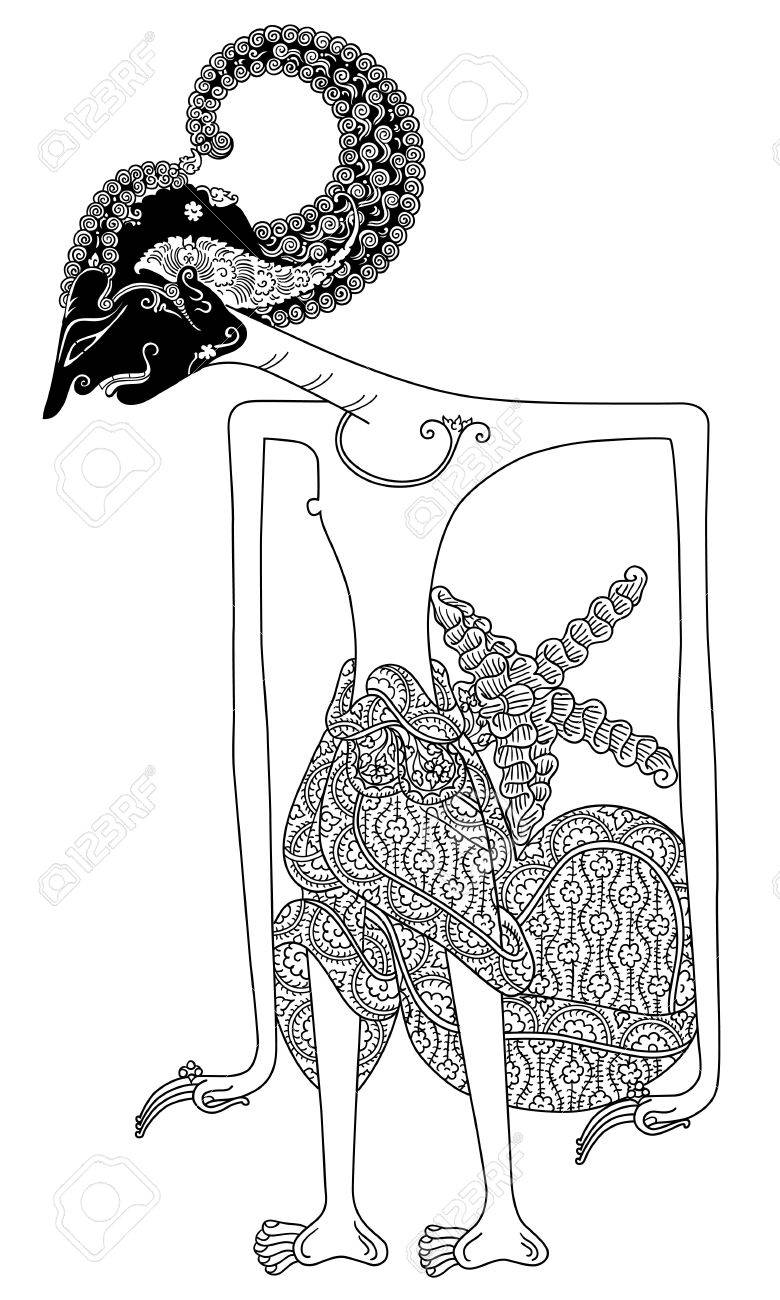 Detail Wallpaper Wayang Hitam Putih Nomer 43