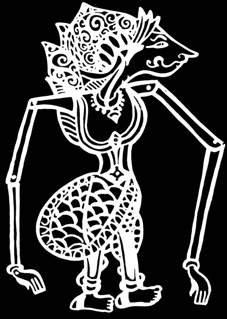 Detail Wallpaper Wayang Hitam Putih Nomer 44
