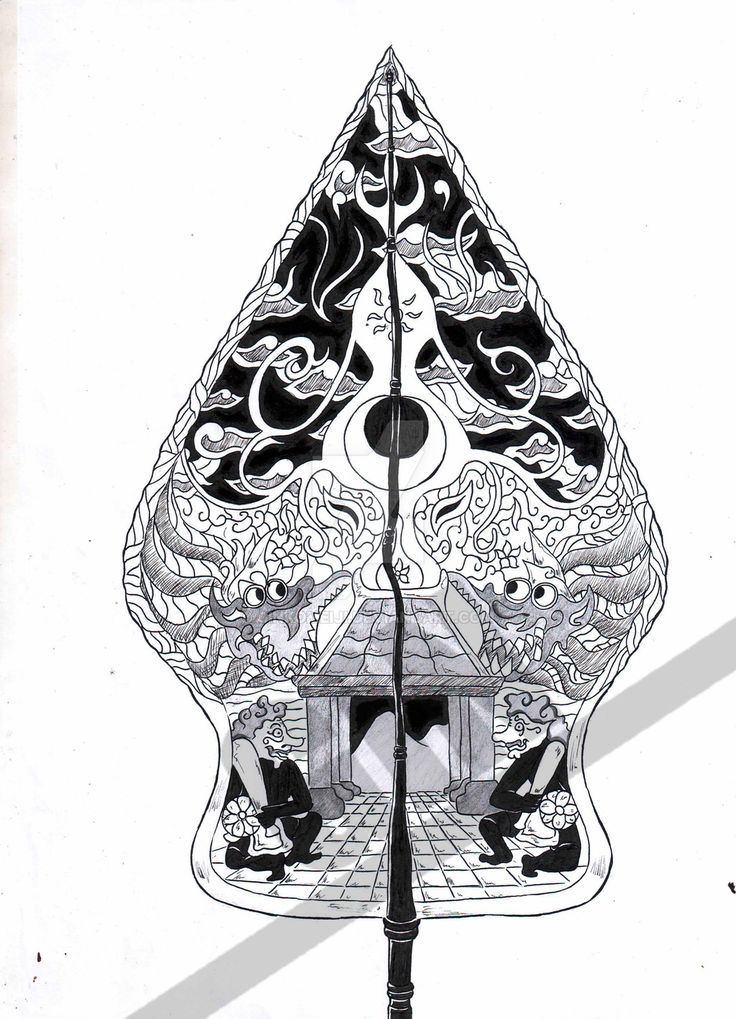 Detail Wallpaper Wayang Hitam Putih Nomer 6