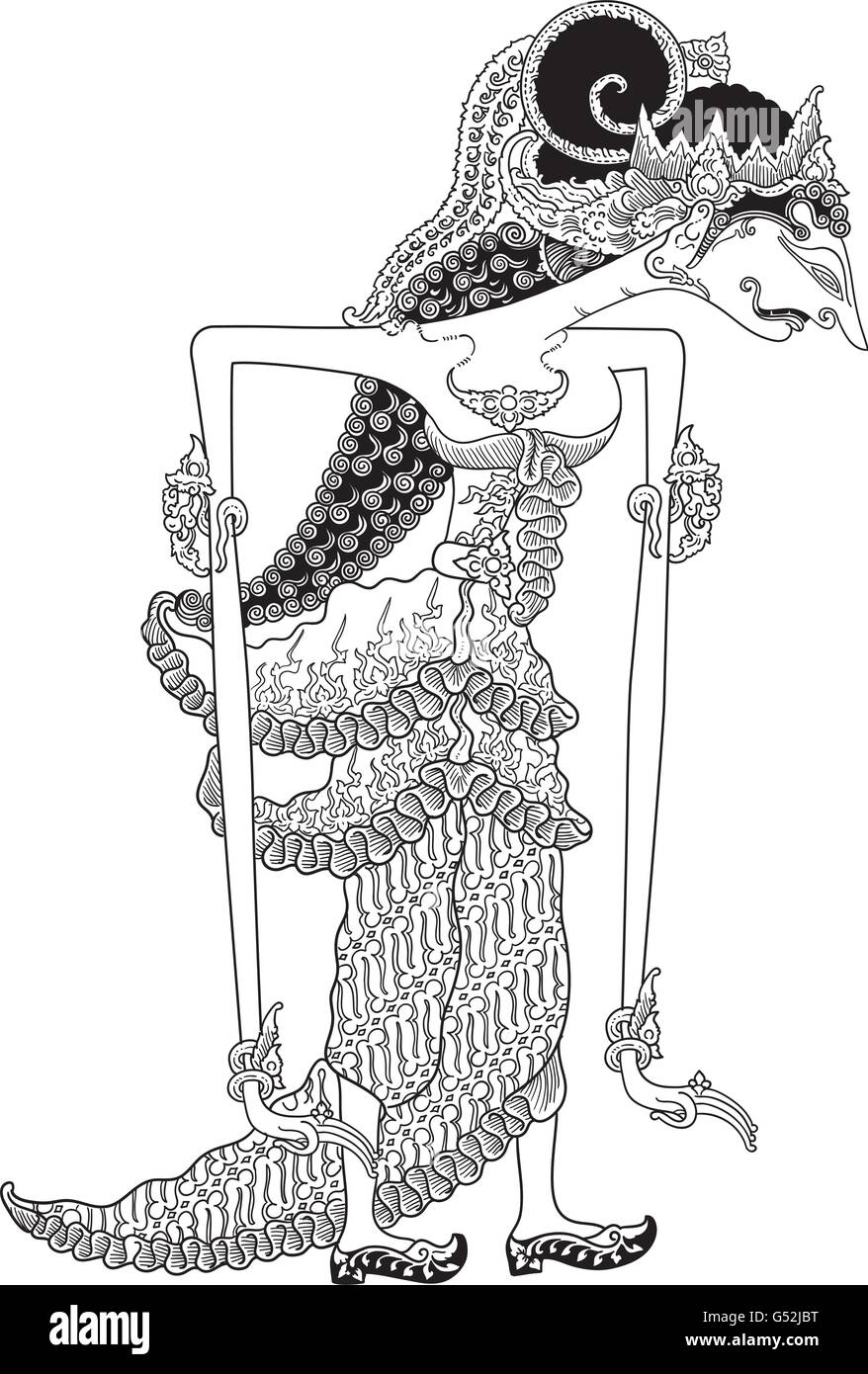 Detail Wallpaper Wayang Hitam Putih Nomer 9