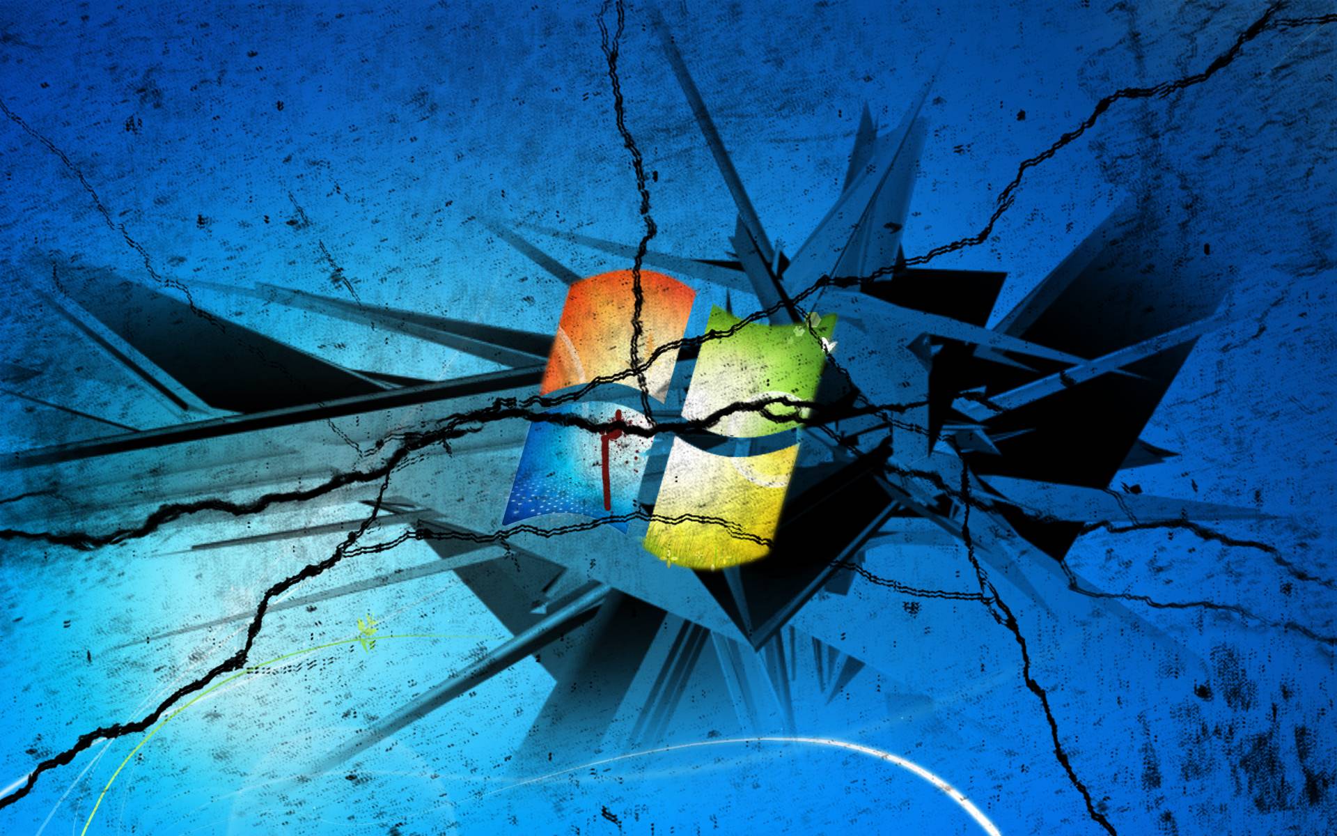 Detail Wallpaper Windows 7 Pecah Nomer 9