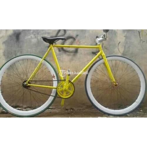 Detail Sepeda Fixie Warna Kuning Nomer 3