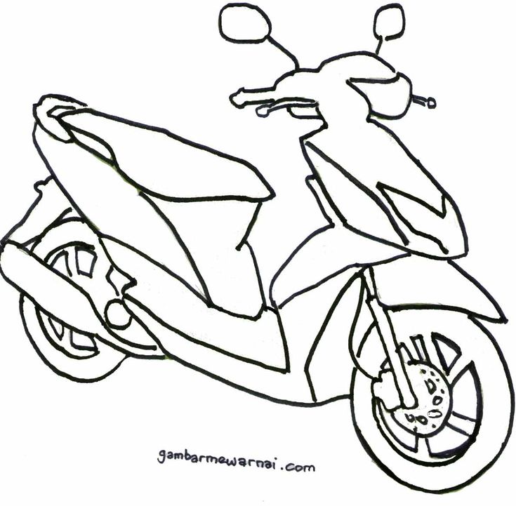 Detail Sepeda Motor Gambar Kartun Sepeda Motor Nomer 32