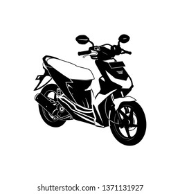 Detail Sepeda Motor Vector Nomer 21