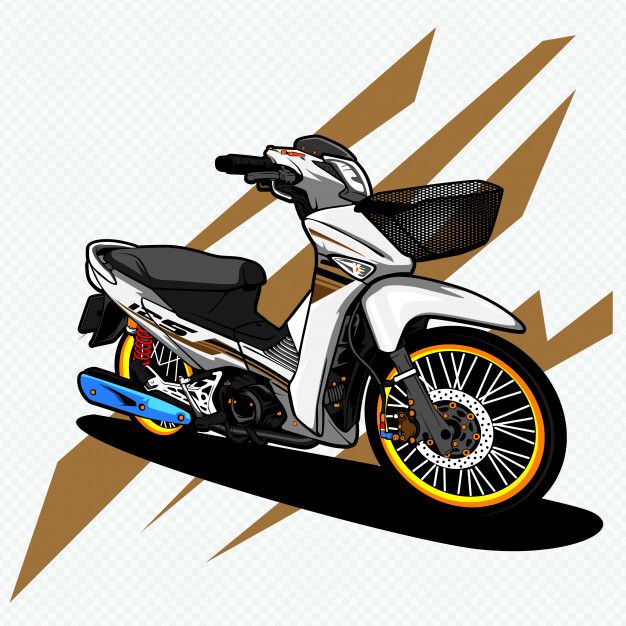 Detail Sepeda Motor Vector Nomer 39