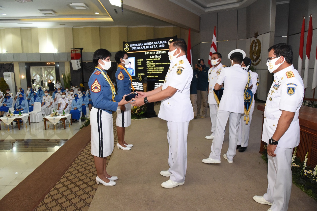 Detail Seragam Akademi Angkatan Laut Nomer 40