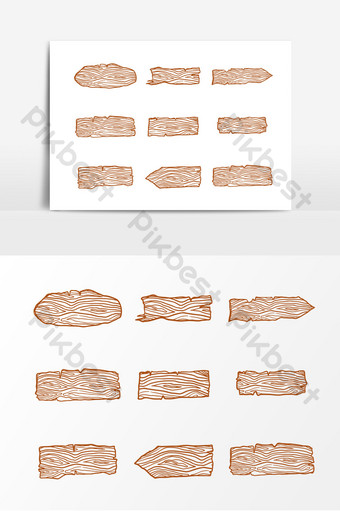Detail Serat Kayu Vector Nomer 37