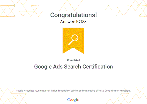 Detail Sertifikasi Google Ads Nomer 14