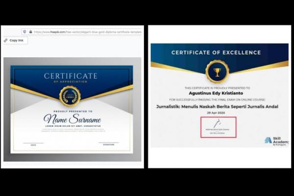 Detail Sertifikat Freepik Nomer 22