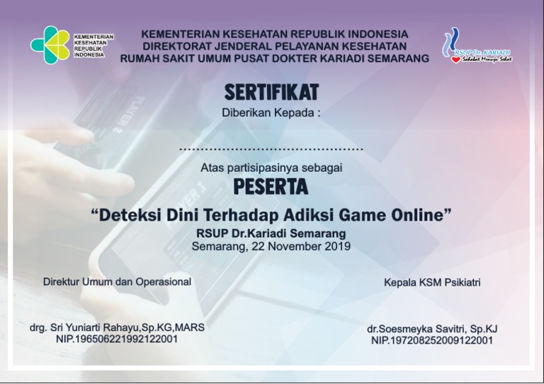 Detail Sertifikat Game Online Nomer 8