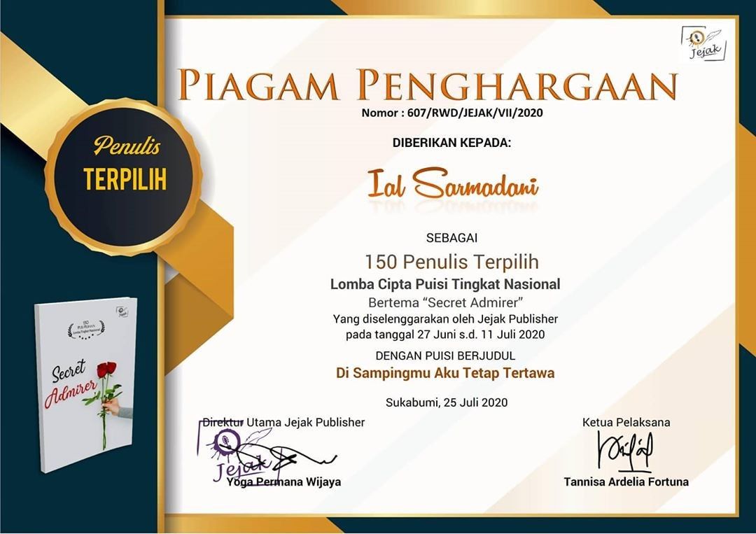 Detail Sertifikat Lomba Puisi Nomer 20