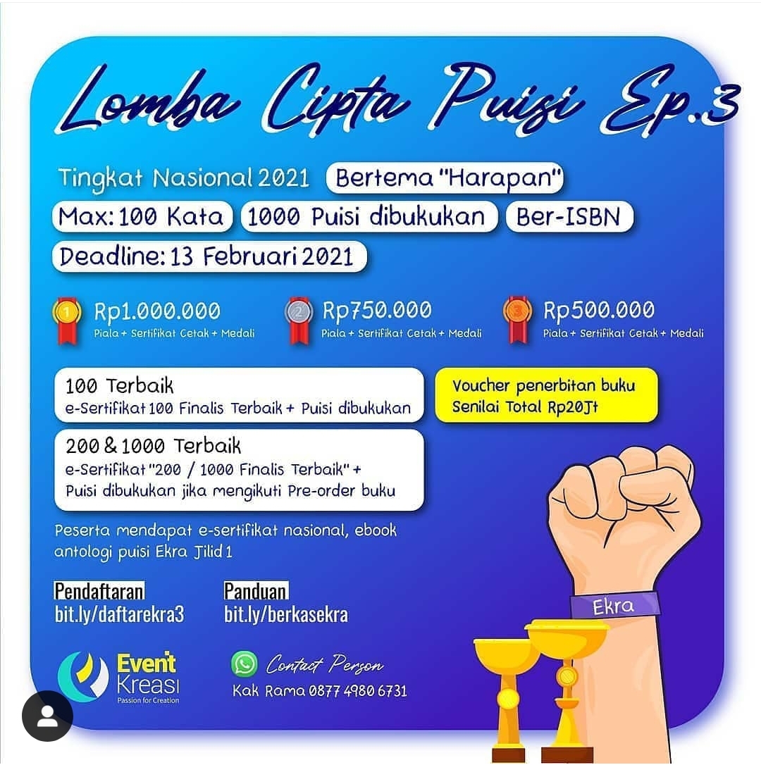 Detail Sertifikat Lomba Puisi Nomer 29