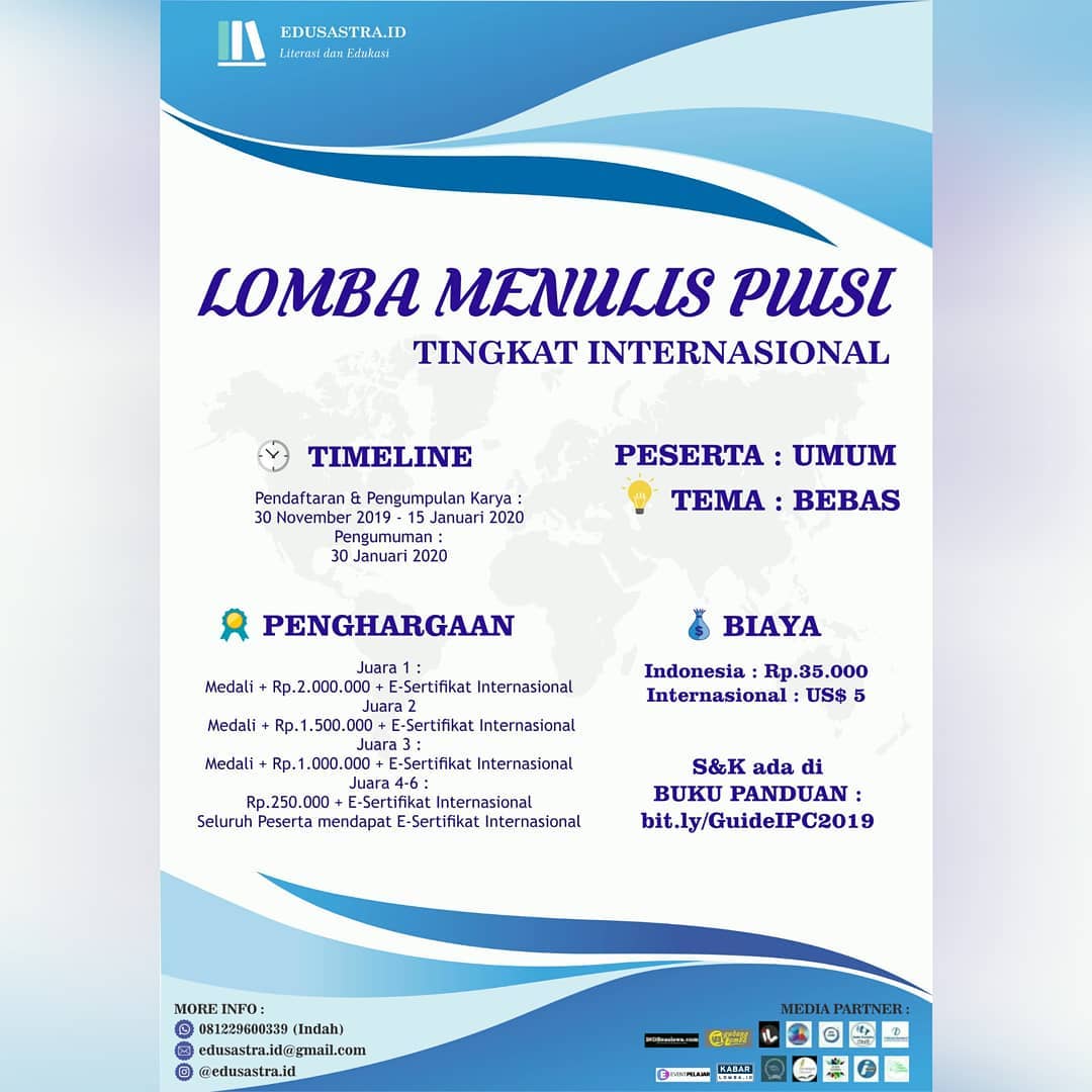 Detail Sertifikat Lomba Puisi Nomer 38