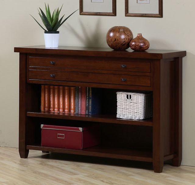 Detail Walnut Cherry Navigator Coffee Table Nomer 11