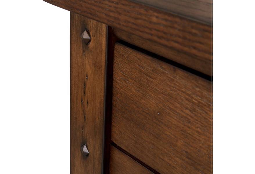 Detail Walnut Cherry Navigator Coffee Table Nomer 17