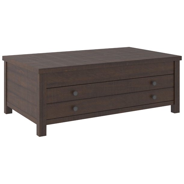 Detail Walnut Cherry Navigator Coffee Table Nomer 31