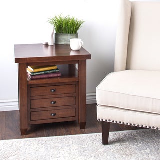 Detail Walnut Cherry Navigator Coffee Table Nomer 5