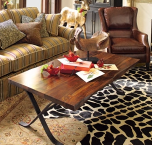 Detail Walnut Cherry Navigator Coffee Table Nomer 37