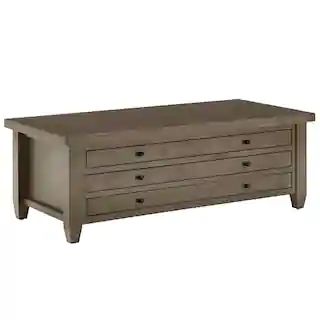 Detail Walnut Cherry Navigator Coffee Table Nomer 8