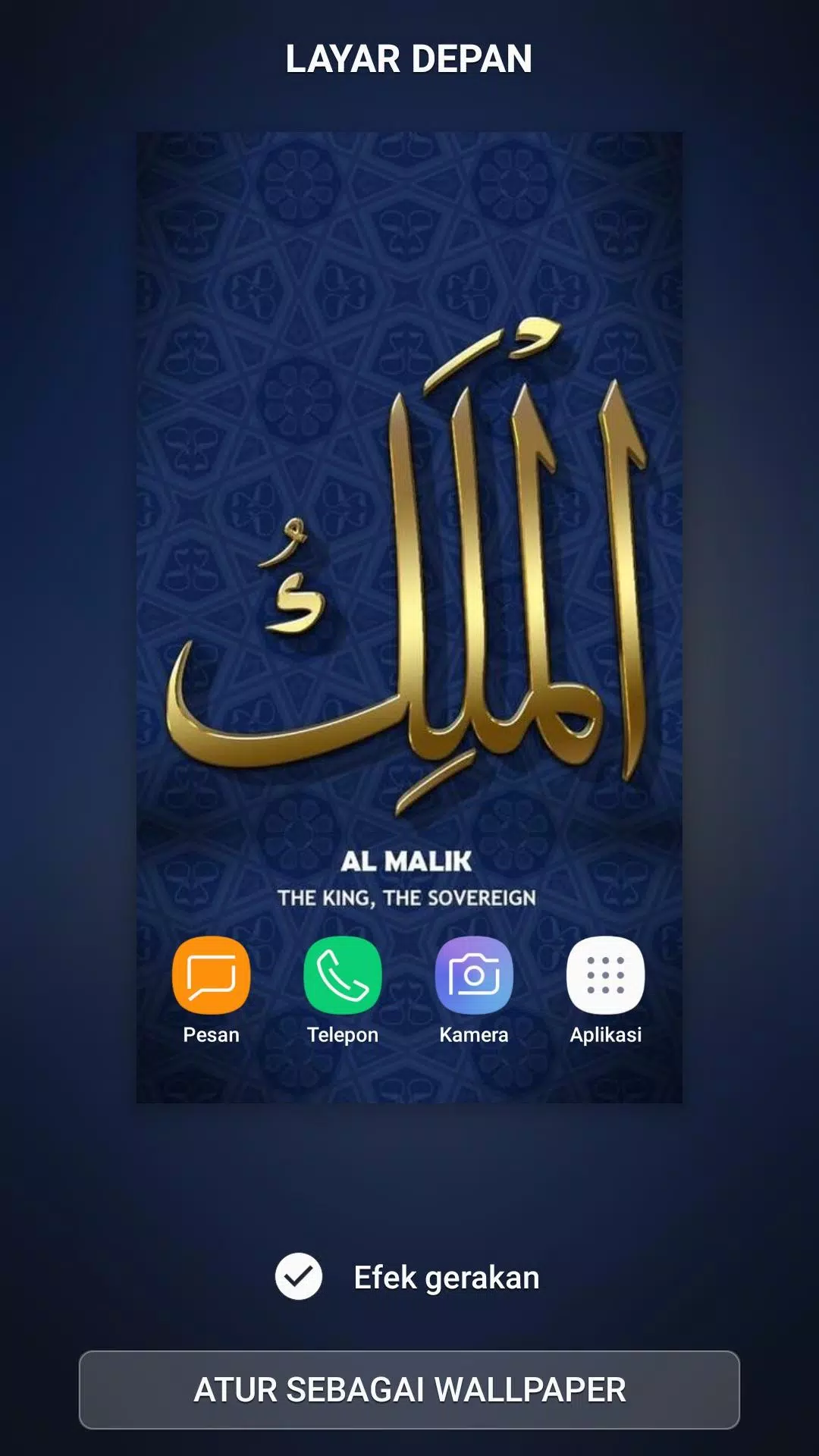 Detail Walpaper Asmaul Husna Nomer 50