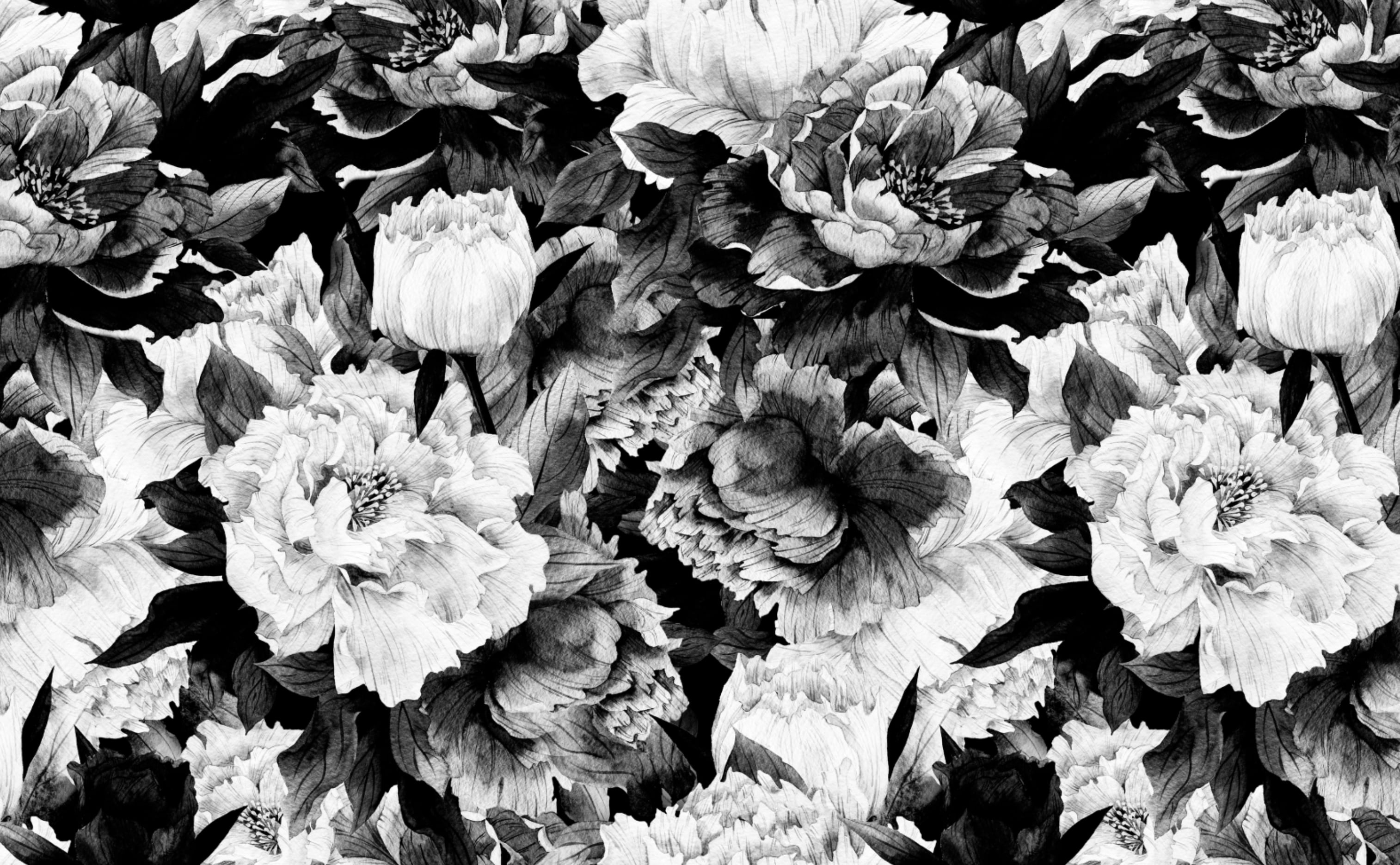 Detail Walpaper Black And White Nomer 8