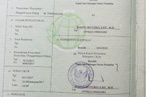 Detail Sertifikat Rumah Dan Tanah Nomer 10