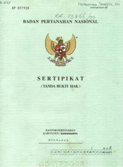 Detail Sertifikat Rumah Dan Tanah Nomer 46