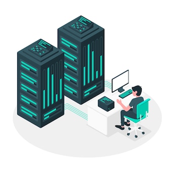 Detail Server Vector Png Nomer 4