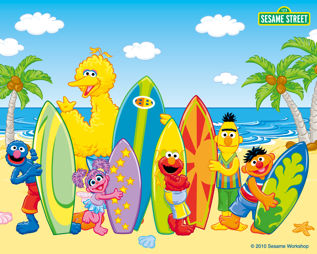 Detail Sesame Street Wallpaper Hd Nomer 43