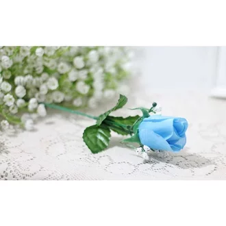 Detail Setangkai Bunga Mawar Biru Nomer 4