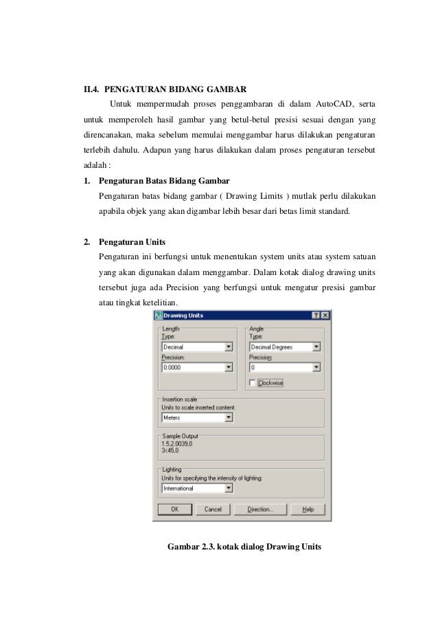 Detail Setting Awal Autocad 2007 Nomer 17