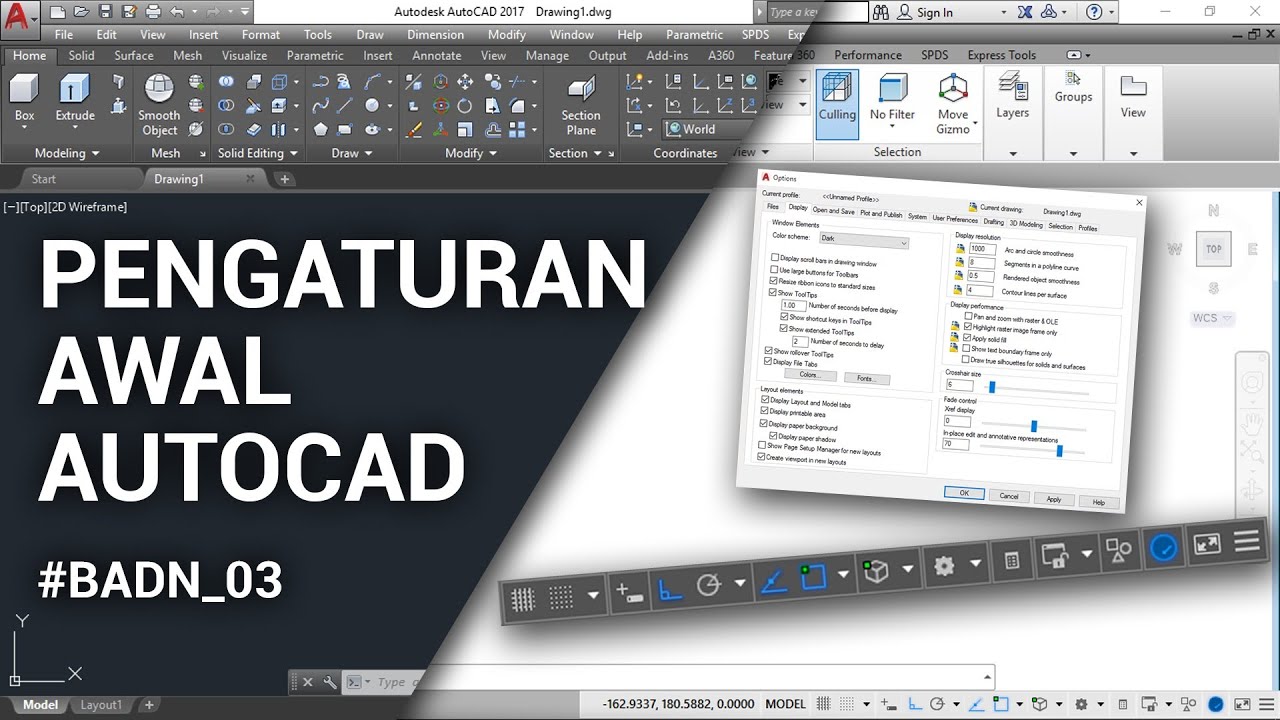 Detail Setting Awal Autocad 2007 Nomer 29